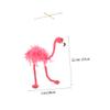 minkissy 2pcs Plush Flamingo Marionette Puppet Interactive String Animal Puppets Lightweight Wear Resistant Plush Vibrant Design for Adults Entertainment view 2