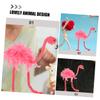 minkissy 2pcs Plush Flamingo Marionette Puppet Interactive String Animal Puppets Lightweight Wear Resistant Plush Vibrant Design for Adults Entertainment view 4
