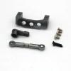 RC Parts For Wltoys 144001 144010 124016 124017 124018 124019 Steering Gear For Seat Tie Rod RC Car Metal Upgrade Repairs Accessories(Gray) view 1