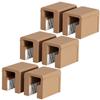 Abaodam 6pcs Silicone Corner Protectors for Proofing Soft Flexible Shaped and Closet Handle Guards Safe Elastic Bumpers for Wardrobe Edges Furniture Corner Safety Bumpers view 1