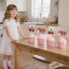 12 PCS Cherry Cupcake Toppers - Red Glitter Fruit Theme Cupcake Decorations, Baby Shower, Girls Birthday Party, Bridal Shower Cupcake Decor Supplies view 3