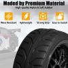 4PCS 1/10 RC On Road Tires and Wheels, Soft Rubber Touring Tires Foam Insert and Nylon Wheels with 12mm Hex Fits for 1/10 Tamiya HPS HPI KYOSHO Traxxas XV02 XV01 TT01 TT02 PTG2 A959 On Road Tyres view 3