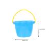 BESPORTBLE 5Pcs Beach Sand Playing Bright Plastic Sand Buckets Seaside Sandcastle Tools for Outdoor Creative Fun Random Color view 2