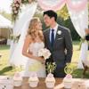 10 PCS He Asked She Said Yes Cupcake Toppers, Gold Glitter Cupcake Decorations, Suitable Party Cupcake Decor for Weddings & Bridal Showers view 2