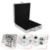 LIOOBO Alloy Poker Chip Case Large Capacity Storage Box with Compartments for Poker Cards and Dice Carrying Case with Rounded Edges for Safe and Portable Chip Organization view 3