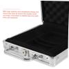 LIOOBO Alloy Poker Chip Case Large Capacity Storage Box with Compartments for Poker Cards and Dice Carrying Case with Rounded Edges for Safe and Portable Chip Organization view 4
