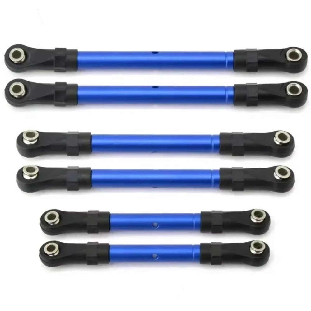 Compatible with Trxs for Slash for Hoss for Rustler for Stampede 1/10 RC Car Upgrade Parts Metal Turnbuckles Steering Rod Set RC Accessories