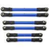 Compatible with Trxs for Slash for Hoss for Rustler for Stampede 1/10 RC Car Upgrade Parts Metal Turnbuckles Steering Rod Set RC Accessories view 1