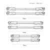 Compatible with Trxs for Slash for Hoss for Rustler for Stampede 1/10 RC Car Upgrade Parts Metal Turnbuckles Steering Rod Set RC Accessories view 2
