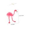 Beaupretty 2pcs Plush Flamingo Marionette Puppets Lightweight Plume Material Interactive Animal String Puppets for Performances and Decorations view 2