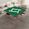 LIAUHO Mahjong Table, 34.65in 4 Player Domino Card Game Folding Table with Cup Holders and Drawers, Wear-Resistant Desktop, for Party, Camping, Picnics, Gathering, Game Nights, Gifts for Retirees view 3