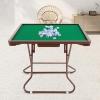 LIAUHO Mahjong Table, 34.65in 4 Player Domino Card Game Folding Table with Cup Holders and Drawers, Wear-Resistant Desktop, for Party, Camping, Picnics, Gathering, Game Nights, Gifts for Retirees view 4