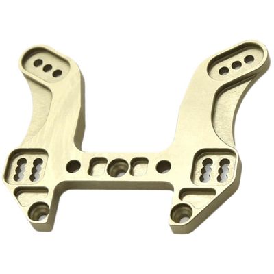 7075 Gunmetal Front Shock Tower Compatible with 1 8 RC Car Spare Parts Upgrade Compatible with IF604 Models Hoops Accessories Replacement