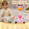 MILEGI Dancing Talking Singing Giraffe Baby Toy, Tummy Time Toy Giraffe Stuffed Animal with Volume Adjustment, Singing 10 Children's Songs Light Up Toys, Repeating What You Say (Cute Purple) view 2
