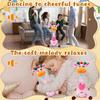 MILEGI Dancing Talking Singing Giraffe Baby Toy, Tummy Time Toy Giraffe Stuffed Animal with Volume Adjustment, Singing 10 Children's Songs Light Up Toys, Repeating What You Say (Cute Purple) view 4