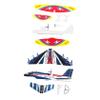 FRCOLOR 2pcs USB Rechargeable Electric Airplane for LED Light Glider Aircraft Easy Assembly Outdoor Flying Safe Smooth Design for Boys view 1