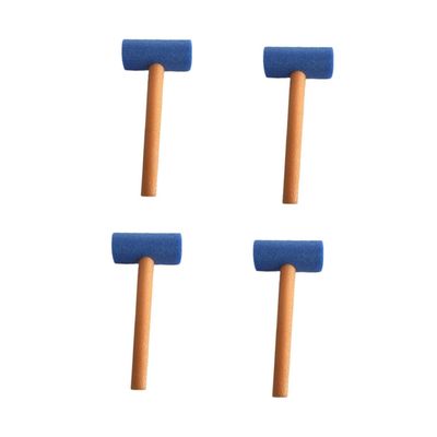 Healifty 4pcs Lightweight Foam Hammer for Safe Epe Material Party Props for Outdoor Play and Decoration DIY Assembly Activity Random Color