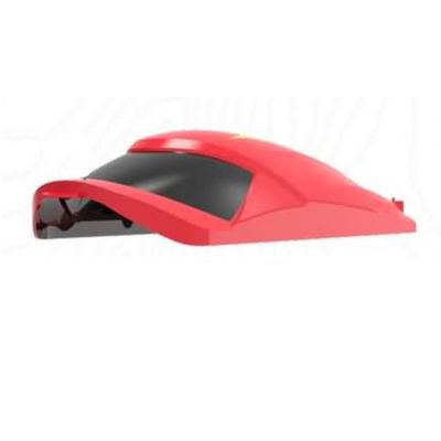 Hosim RC Boat Main Body Shell Hull 2104-Hatch for Brushless Remote Control Boat Accessory Spare Parts (Red)
