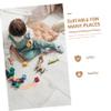 Toddmomy Wooden Train Track Accessories Snake Shaped Railway for Safe Wood Expansion for Creative Parent Play and Imaginative Railway Building view 4