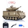 wheelfun TD 1/16 RC Military Tank M2412-A M113A1 MRV 320 Turret Rotary Barrel Recoil Elevation Infrared Driving Wheel Idlers Gearbox Hobby Grade Model for Adult Hobby view 2