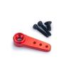 15T Servo Arm Steering Gear Arm Compatible with 1 24 Scale RC Crawler Car Upgrade Parts Compatible with ES08M II Servo and Similar Models Fits SCX24 Chassis(Red 1PCS) view 1