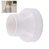 ABS Exhaust Pipe Reducer Adapter 110 To75 / 150 To110 / 200 To150 Ventilation Ducting Connector Variable Diameter Pipe Fittings - (Thread Specification: 110 to 75mm) view 1
