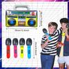 10pcs Inflatable Instruments Party Props Rock Star Toy Set Inflatable Saxophone Bass Rock Microphone Rock Electric Guitar Recorder Suitable for Various Music Parties(Classical Style) view 3