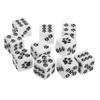 BESPORTBLE 10pcs Resin Game Dice with Cartoon Pattern Small Replacement Dice for Board Games Party Props for Family Gatherings and Bars view 1