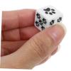 BESPORTBLE 10pcs Resin Game Dice with Cartoon Pattern Small Replacement Dice for Board Games Party Props for Family Gatherings and Bars view 3