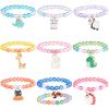 Alomois 10pcs Girls Bracelet for Teen Animal Beaded Bracelets Girls Jewelry Set for Goodies Bag Stuffers Fillers Birthday Party Favors view 2