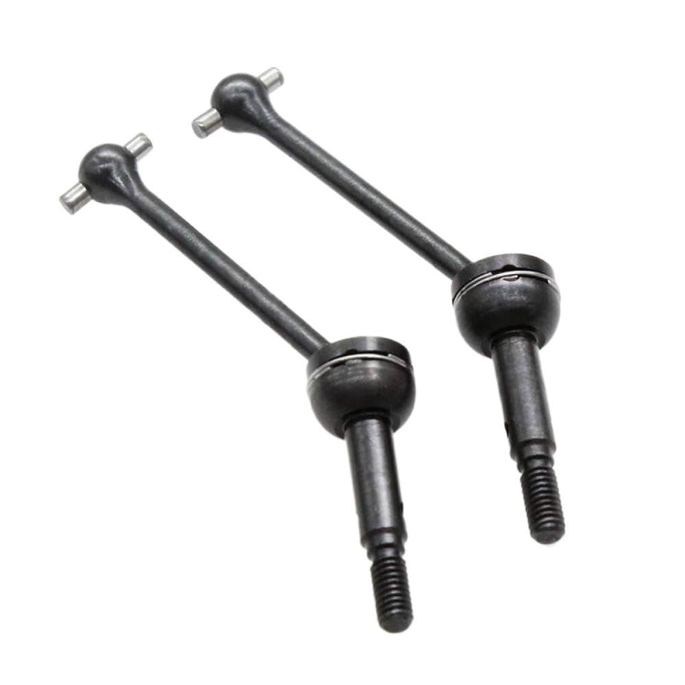 2Pcs Metal Front Drive Shaft Compatible with 1 10 Scale RC Cars C8015 PTG 2 Racing Remote Control Vehicle Replacement Parts