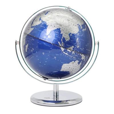 7.8-inch HD World Globe with Metal Base, Educational Geographic Globe for Study & Office Decor