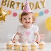 12 PCS Silver Pink oh baby Cupcake Toppers - Snowflake Themed Cupcake Decorations, Baby Shower, Gender Reveal, Children's Birthday Party Cupcake Decor view 2
