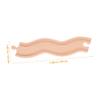 Wakauto Wooden Train Track Expansion for DIY Educational Railway Accessory Stable Snake Shaped Wood Part Enhances Hands Creativity and Brain Development view 2