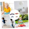 Beaupretty 2pcs USB Charged Electric Airplane with Lights Foam Glider Model for Educational Play Easy Assembly Safe Material Dazzling Night Flying Aircraft for Boys view 4