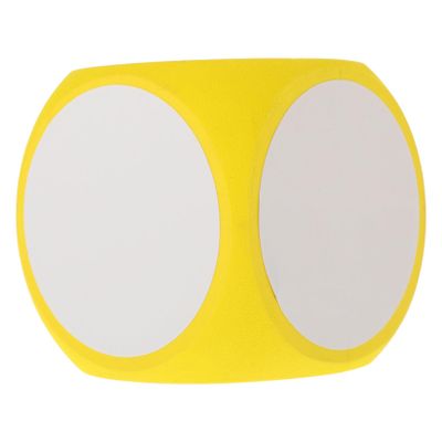 Beaupretty Large Erasable Blank Dice Yellow EVA Foam Dice for DIY Board Games Classroom Teaching Lawn Party Activities Lightweight Game Prop