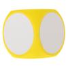 Beaupretty Large Erasable Blank Dice Yellow EVA Foam Dice for DIY Board Games Classroom Teaching Lawn Party Activities Lightweight Game Prop view 1
