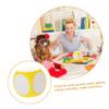 Beaupretty Large Erasable Blank Dice Yellow EVA Foam Dice for DIY Board Games Classroom Teaching Lawn Party Activities Lightweight Game Prop view 4