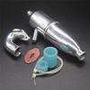 High-Performance Aluminum Exhaust Pipe Set for 1:10 Nitro Buggy Model Cars - Upgrade Parts for HSP 94188/94122/94166(Choose 2) view 1