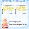 12 PCS Gold One Cupcake Toppers with Glitter Love Heart Cupcake Decoration for First Valentine's Day Baby Baptism Children 1st Birthday Party Cake Decorating Supplies view 4