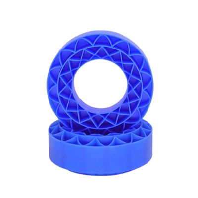 1.9 Inch Soft Silica Gel Insert Tires 106x42mm Compatible with 1 10 Scale RC Crawler Rigs Such As III CJ7 BRX01 TF2 GEN8 and Similar Models(Blue 2 pcs)