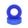 1.9 Inch Soft Silica Gel Insert Tires 106x42mm Compatible with 1 10 Scale RC Crawler Rigs Such As III CJ7 BRX01 TF2 GEN8 and Similar Models(Blue 2 pcs) view 1