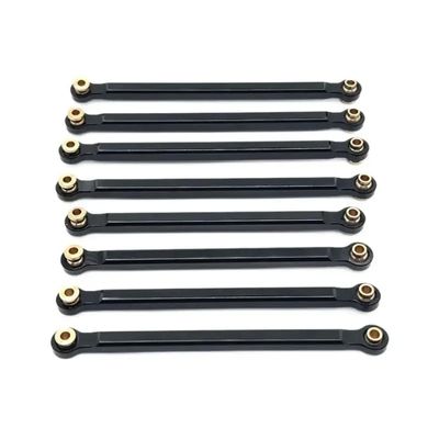 1/12 MN128 MN86 G500 Metal Chassis Fixing Pull Rod Compatible with RC Car Upgrade Parts Replacement(Black)