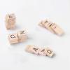 100 PCS Wood Letter Tiles Wooden Tiles view 3
