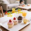 12 PCS Grapefruit Oh Baby Cupcake Toppers Gold Glitter Fruit Themed Cupcake Decorations Party for Baby Shower Boys Girls Birthday Parties Cupcake Decoration Supplies view 2