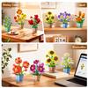 9 Pack Flowers Botanicals Collection 3.6MM Mini Building Set-1362PCS Flower Plants Building Block Toy, Valentines Artificial Flower Kits for Home Office Decor, Birthday Gifts for Adults Women Kids 12+ view 3
