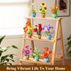 9 Pack Flowers Botanicals Collection 3.6MM Mini Building Set-1362PCS Flower Plants Building Block Toy, Valentines Artificial Flower Kits for Home Office Decor, Birthday Gifts for Adults Women Kids 12+ view 4