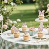 10 Pcs Butterfly Cake Toppers Purple Cake Decor Elegant Butterfly Theme Cake Decorations for Baby Shower Birthday Wedding Party Supplies view 3