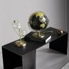 Black Oceans Educational World Globe, 27cm/10.6in with Metal Stand for Home & Office Decor(24cm/9.4 in) view 2