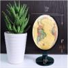 6" Retro Antique Children's World Globe, Mini Political Globe with Dual-Axis Rotation for Classroom & Home view 2